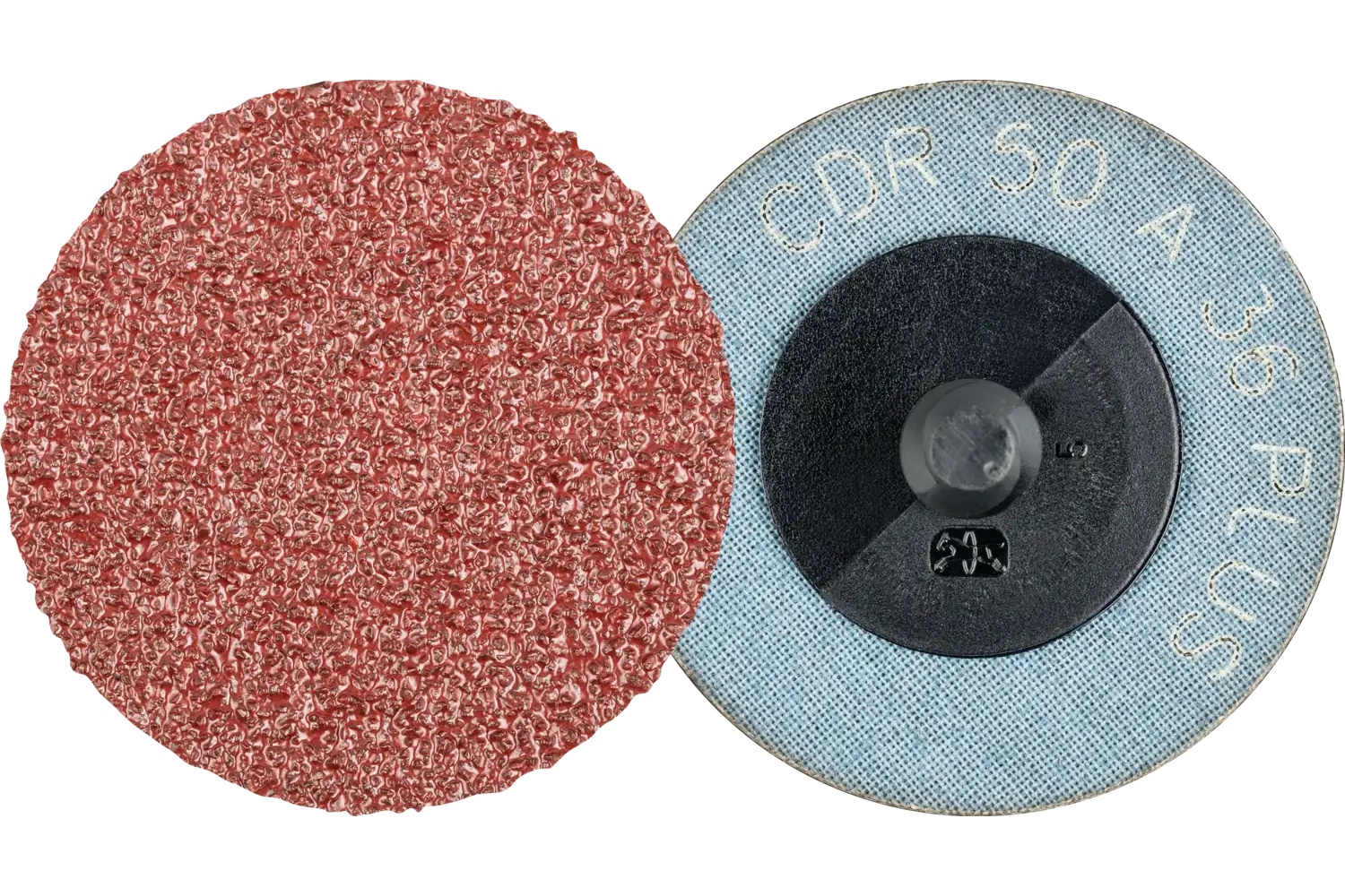 Show details for Pferd CombiDisc Abrasive Disc, 2" Dia, Type CDR, 36 Grit, Aluminum oxide A-Plus Picture of Pferd CombiDisc Abrasive Disc, 2" Dia, Type CDR, 36 Grit, Aluminum oxide A-Plus